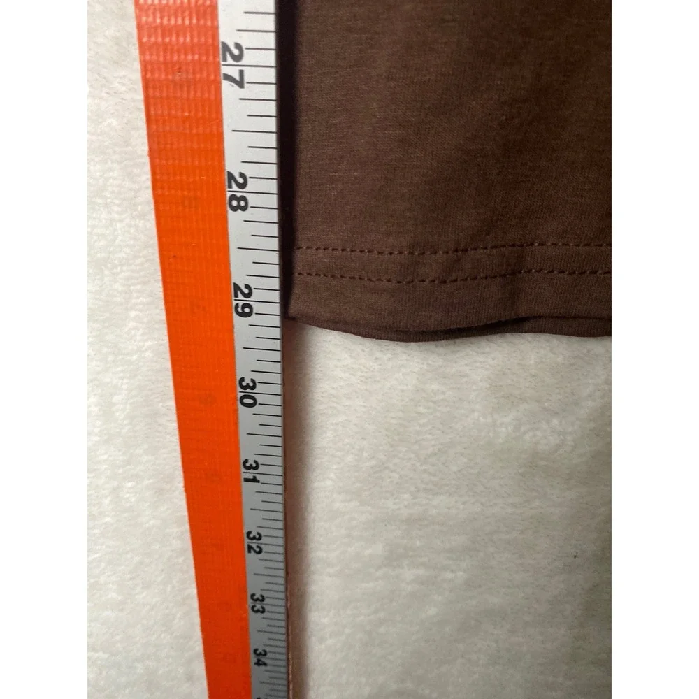 Donut Worry Christian T-Shirt Men 2XL Brown Religious Graphic Tee NEW Kerusso - Picture 8 of 8